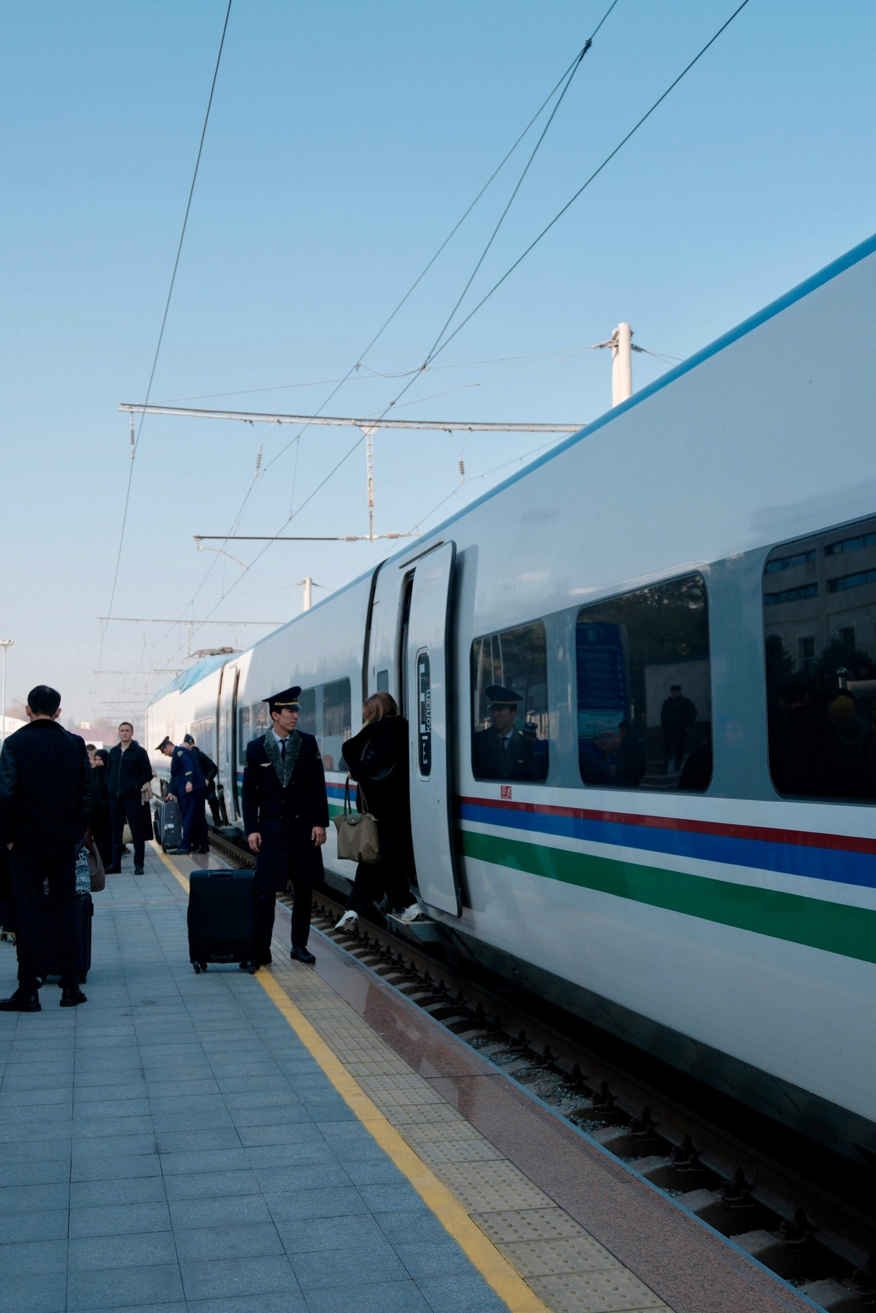 Afrosiyob train in Uzbekistan